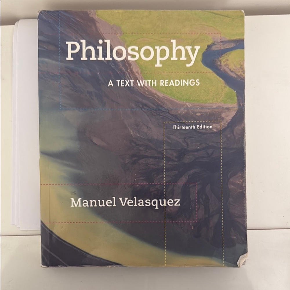 Philosophy Textbook by Manuel Velasquez